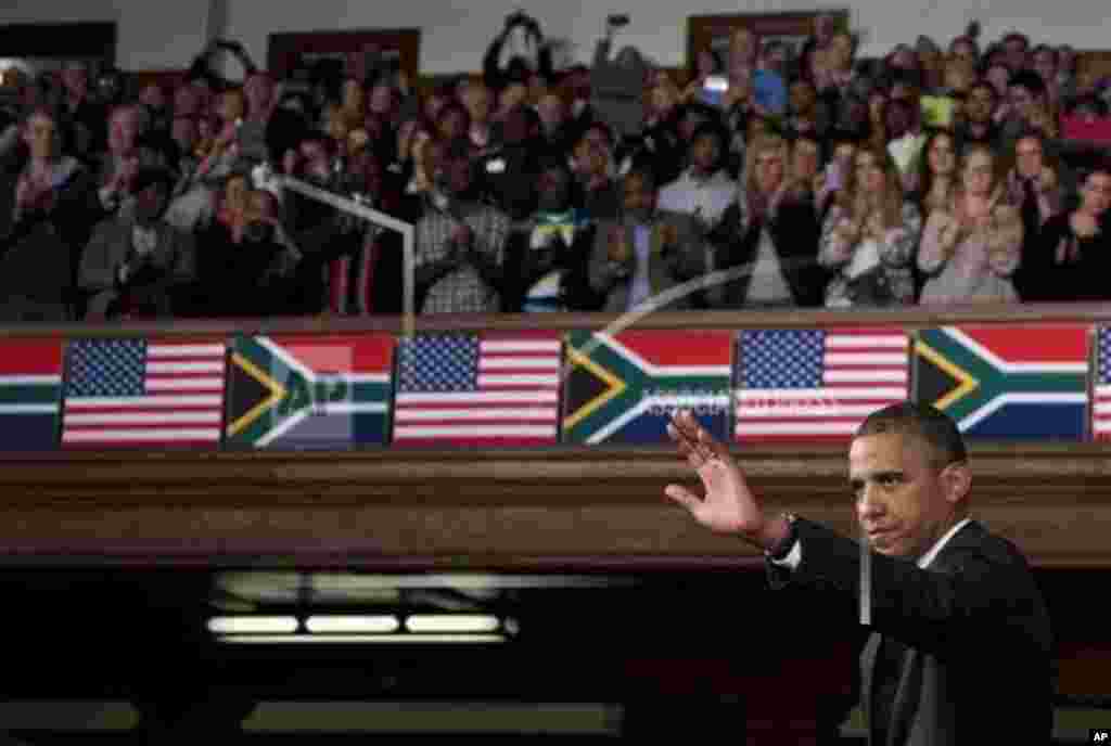 Obama in Cape Town, South Africa 30 June 2013