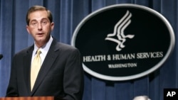 Alex Azar, alors secrétaire adjoint de la Santé et des Services sociaux, à Washington le 8 juin 2006.