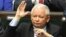 Leader of the ruling Law and Justice party, Jaroslaw Kaczynski votes to approve a law on court control, in the parliament in Warsaw, Poland, July 20, 2017.