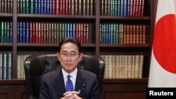 日本前外相岸田文雄当选自民党新总裁。（2021年9月29日）