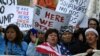 Celebridades se unen a marcha de mujeres contra Trump