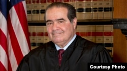 US Supreme Court Justice Antonin Scalia is seen in this official US Supreme Court portrait