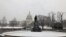La nieve cubre los alrededores del Capitolio en Washington, D.C. el miércoles, 20 de febrero de 2019.