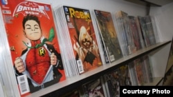 La boutique de bande dessinée Cosmic Comics (Photo VOA / Darren Taylor)