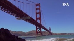 VOA英语视频: 会唱歌的旧金山金门大桥