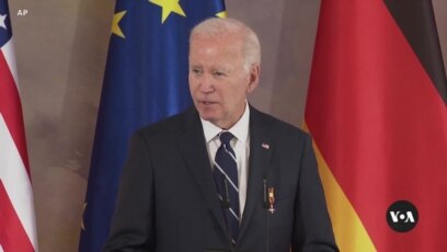 Biden hits Germany with lightning-quick visit focused on Middle