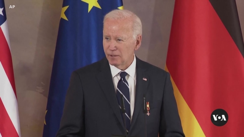 Biden in Germany for quick visit focused on Middle East, Ukraine