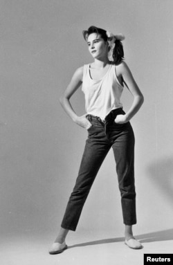 耶尔克在1987年为当时只有17岁的梅拉尼亚拍摄的照片。这是她模特事业的开始。