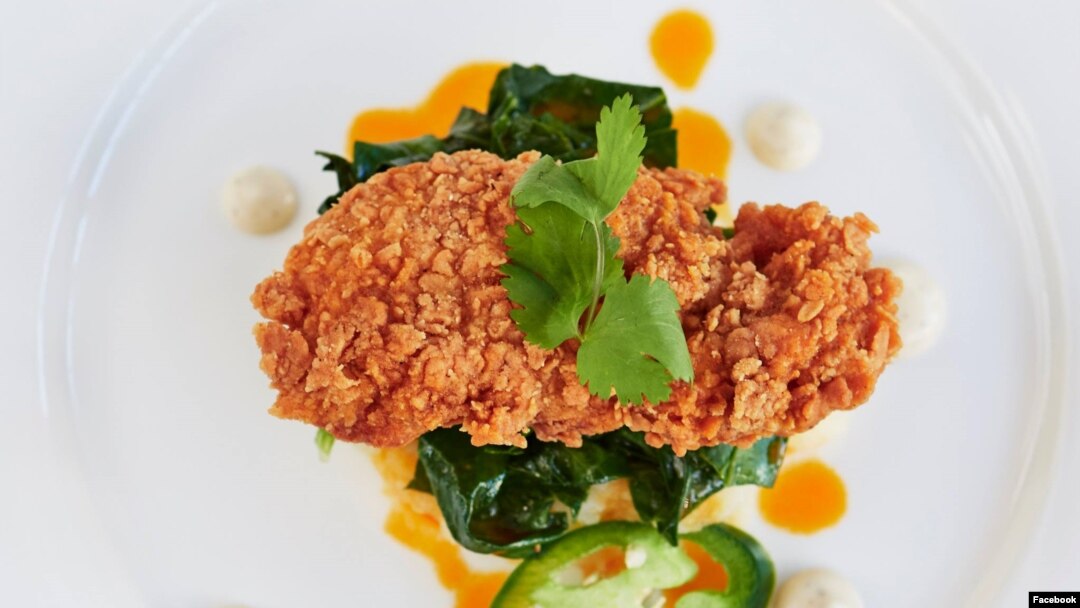 Daging ayam produksi laboratorium Upside Foods. (Facebook/upsidefoods)