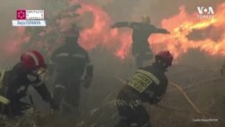 İspanya’da Yangınlarda İki İtfaiyeci Yaralandı