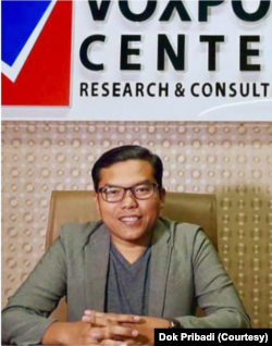 Pangi Syarwi Chaniago, Ceo Voxpol Center Research and Consulting. (Foto: Dok Pribadi)