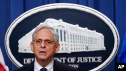 Attorney General Merrick Garland speaks at the Justice Department, Aug. 11, 2022, in Washington.