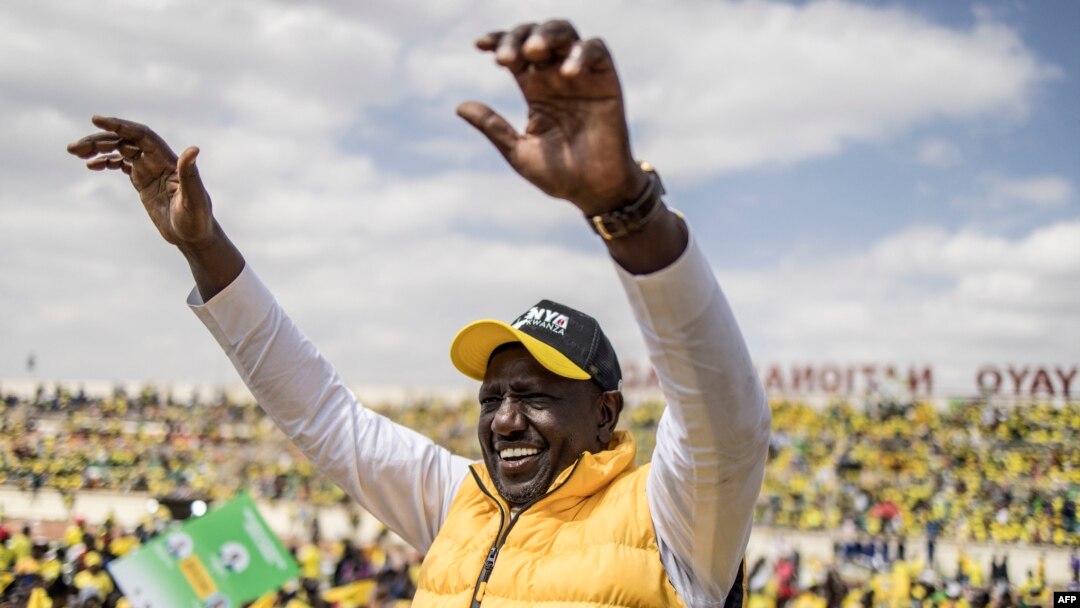 William Ruto vyemejwe ko ari we yatsinze amatora ya Prezida wa Kenya 
