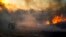 Firemen fight flames near Victoria, Entre Rios province, Argentina, Aug. 19, 2022 The fires in the Parana Delta have consumed thousands of hectares of Argentine wetlands.