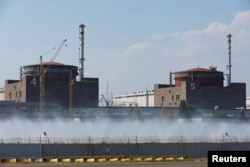 A view shows the Zaporizhzhia nuclear power plant in the course of Ukraine-Russia conflict outside the Russian-controlled city of Enerhodar in Zaporizhzhia region, Ukraine, Aug. 30, 2022.