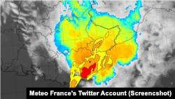 Heavy rains in France