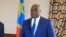 Secrétaire ya Etats-Unis Antony Blinken (G) na président Félix Tshisekedi (D) na masolo na cité ya Union africaine na Kinshasa, RDC, 9 août 2022. (Présidence ya RDC)