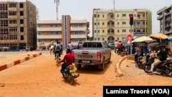 Une artère de la capitale burkinabè, Ouagadougou, le 19 août 2022. 