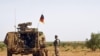  FILE - German soldiers during a patrol on the route from Gao to Gossi, Mali, August 2, 2018.