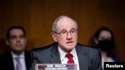 Senator Jim Risch, a Republican from Idaho and ranking member of the Senate Foreign Relations Committee