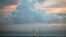 Fize Lalin la NASA a sou pis lansman an anvan soley la leve Lendi 29 Out, 2022 nan Cape Canaveral, Florid. 