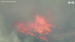 Aerial Footage Shows ‘Firenado’ Amid California Brush Fire 