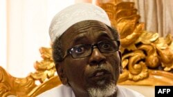 FILE: Timan Erdimi, leader of the rebel Union of Resistance Forces (UFR), looks on after arriving in N'Djamena, Chad, on 8.18.2022, after 17 years in exile. 