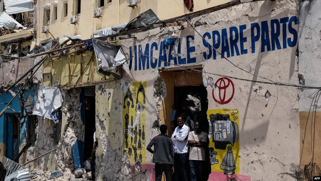 The al-Qaida-linked Islamist group al-Shabab claimed responsibility for the deadly attack on Hayat hotel in Mogadishu 