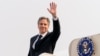 FILE - Secretary of State Antony Blinken boards his plane at N'Djili International Airport, to travel to Rwanda, in Kinshasa, Congo, Aug. 10, 2022. Next week, he will travel to Cape Verde, Ivory Coast, Nigeria, and Angola. 