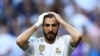 Karim Benzema lors du match entre le Real Madrid et le Club Brugge à Santiago Bernabeu, Espagne, le 1er octobre 2019. 