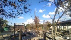 ဂန့်ဂေါ စန်းမြို့ကျေးရွာ အိမ်အလုံး ၁၀၀ ကျော် မီးရှို့ဖျက်ဆီးခံရ