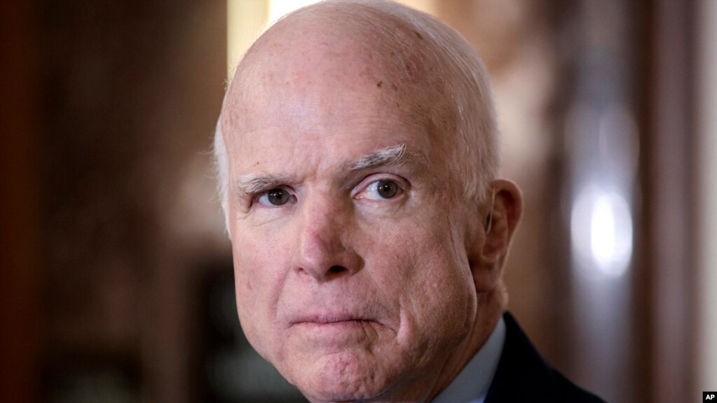 Tin tức trước đó trong năm nay cho hay Thượng nghị sĩ John McCain không muốn Tổng thống Trump đến dự đám tang của mình.