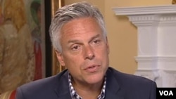 Former US presidential candidate, Republican Jon Huntsman, Sept 4, 2013. 