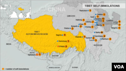 Tibet self-immolations, updated June 11, 2013