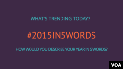 #2015in5words