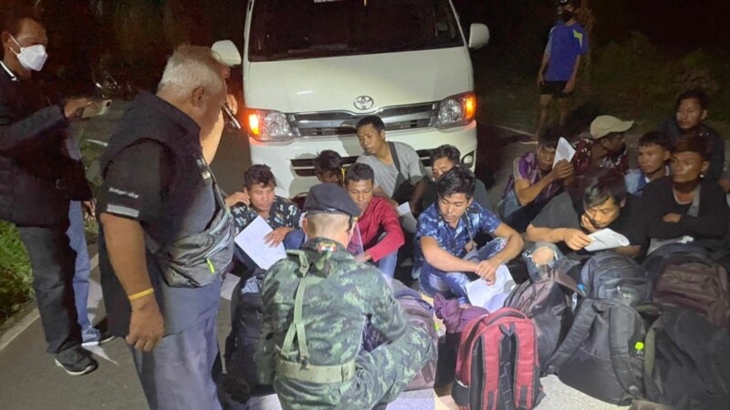 Polisi Thailand menangkap orang yang secara ilegal mengekspor pekerja Myanmar ke Malaysia