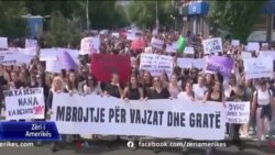 Protestë në Prishtinë kundër dhunës ndaj gruas