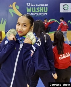 Atlet Wushu AS asal Indonesia Raih 4 Medali Emas di Brazil