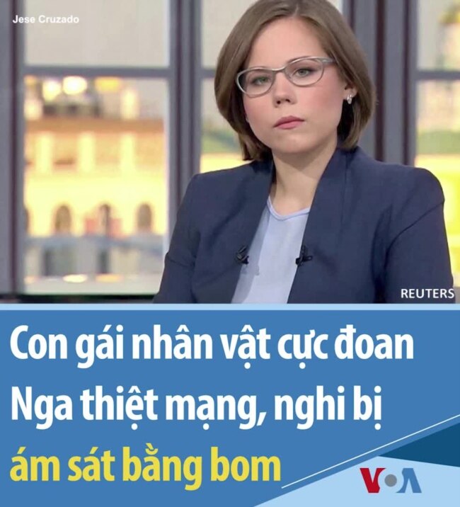 Con gái đồng minh thân cận của Putin thiệt mạng, nghi bị ám sát bằng bom