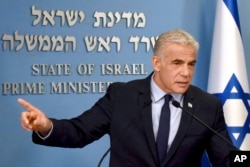 یائیر لاپید، نخست‌وزیر اسرائیل