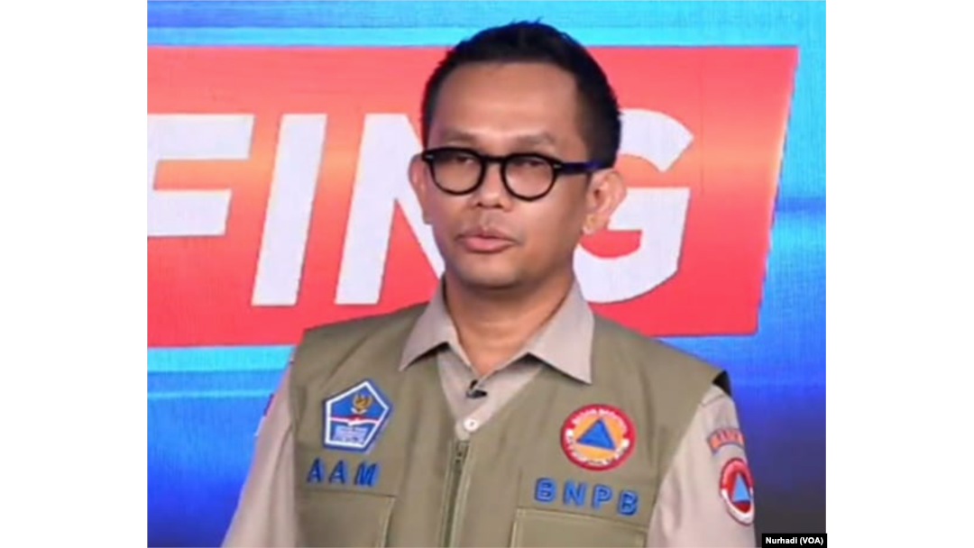 Abdul Muhari, Ph.D. Plt. Kepala Pusat Data, Informasi dan Komunikasi Kebencanaan BNPB dalam tangkapan layar.