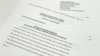 The notice filed by the Justice Department to the U.S. District Court South District of Florida informing the judge lawyers for fmr President Donald Trump didn't object to the government's motion to unseal the search warrant is photographed on Aug. 2022.