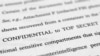 Páginas de una presentación judicial del Departamento de Justicia del 30 de agosto de 2022, en respuesta a una solicitud del equipo legal del expresidente Donald Trump fotografiadas el 31 de agosto, 2022.