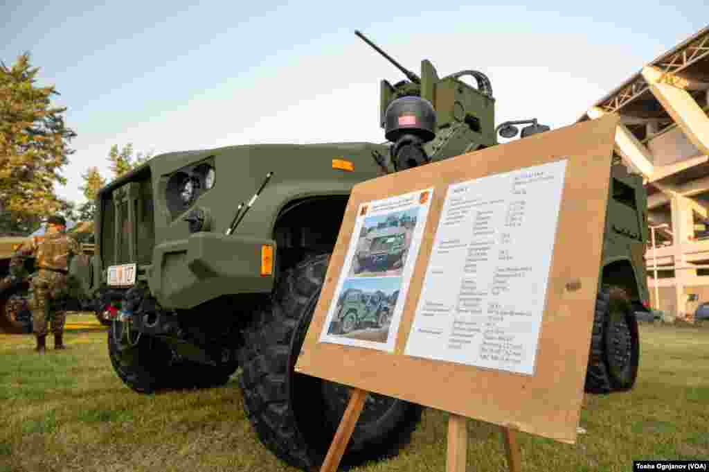 Exhibition of Macedonian army for the 30th anniversary 