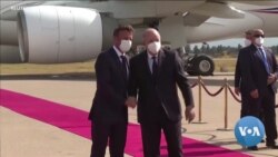 Macron Arrives in Algeria