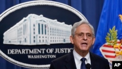  အမေရိကန် ရှေ့နေချုပ် Merrick Garland