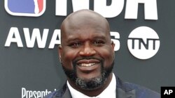FILE - This June 24, 2019, photo shows Shaquille O'Neal at the NBA Awards in Santa Monica, Calif. 