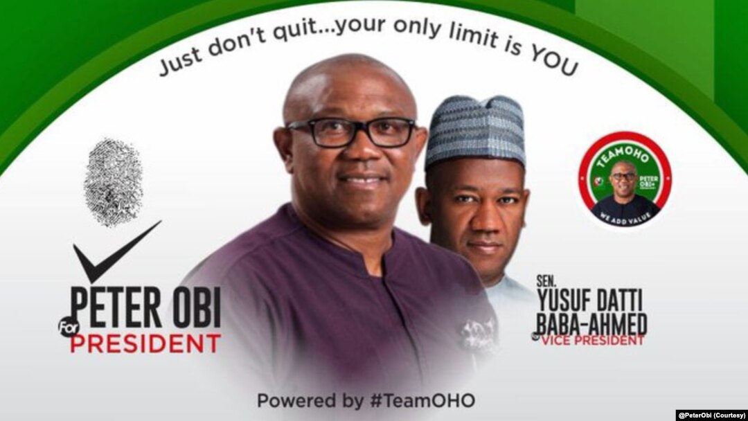 Yakin neman zaben Peter Obi da Yusuf Datti Baba Ahmed