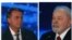 Debat Presiden Brazil: Presiden Brazil Jair Bolsonaro (kiri) dan mantan Presiden Luis Inacio Lula da Silva, 29 Agustus 2022.