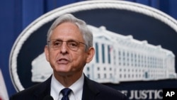 Attorney General Merrick Garland speaks at the Justice Department, Aug. 11, 2022, in Washington.